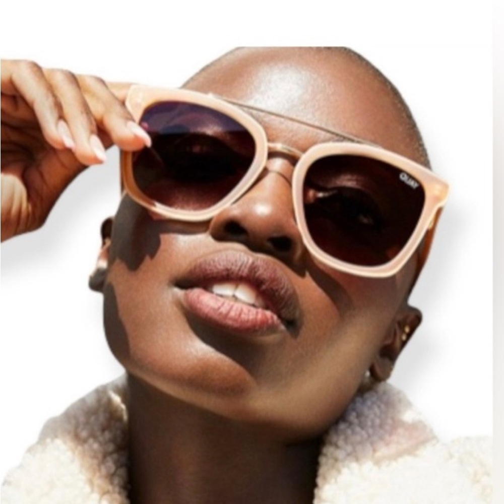 Quay Australia Sunglasses SWEET DREAMS oat frame and brown lens